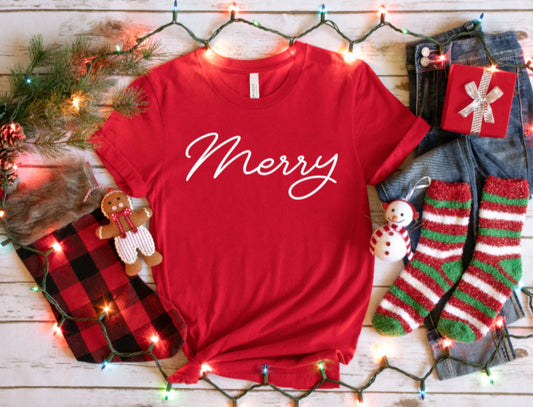 Christmas Merry Red Shirt