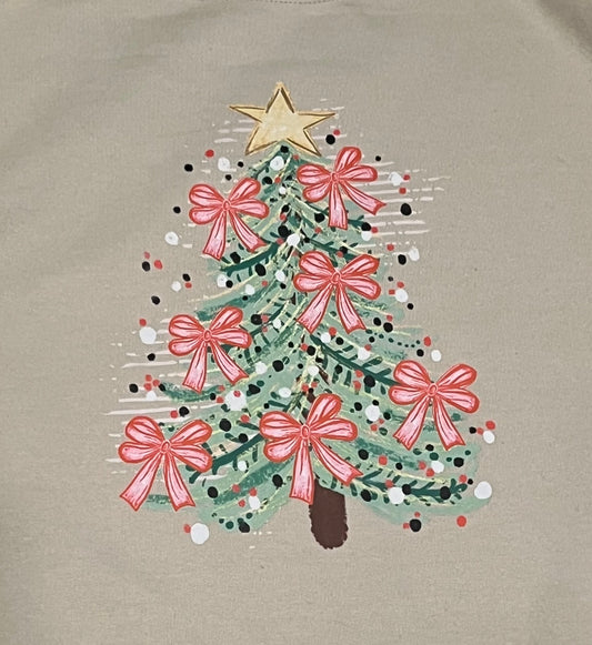 Christmas Tree Bows Sweatshirt