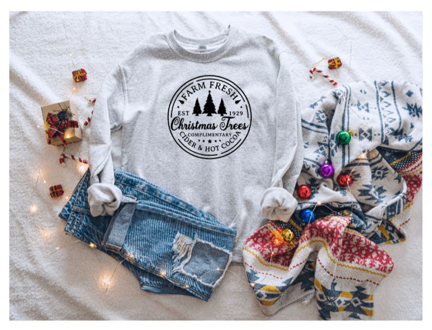 Farm Fresh Christmas Trees Sweatshirt